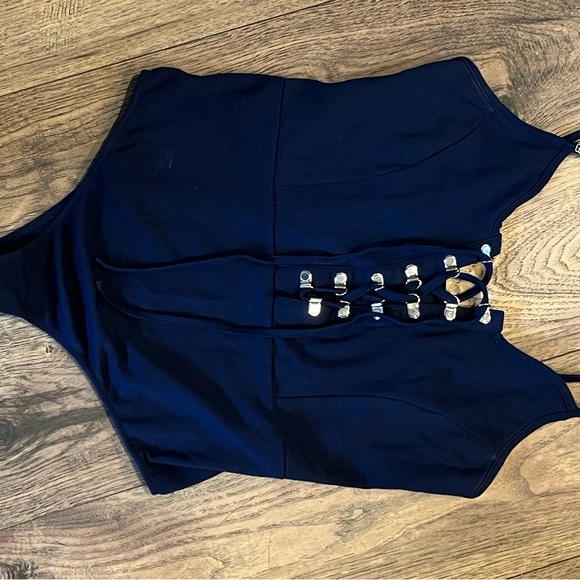 Current Mood Lace Up Body Suit - Picture 2 of 3